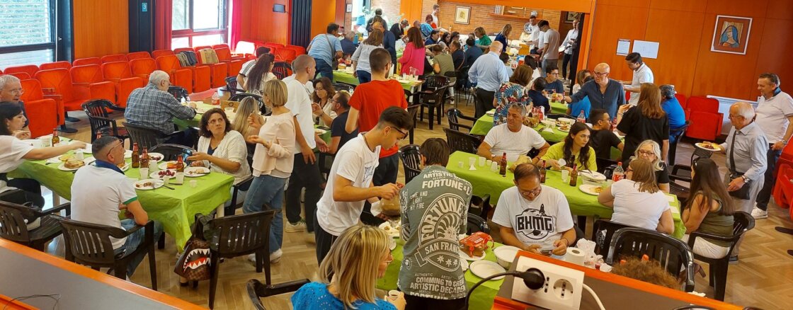 pranzo delle famiglie in aula magna